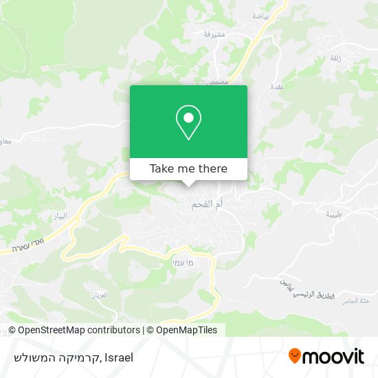 קרמיקה המשולש map