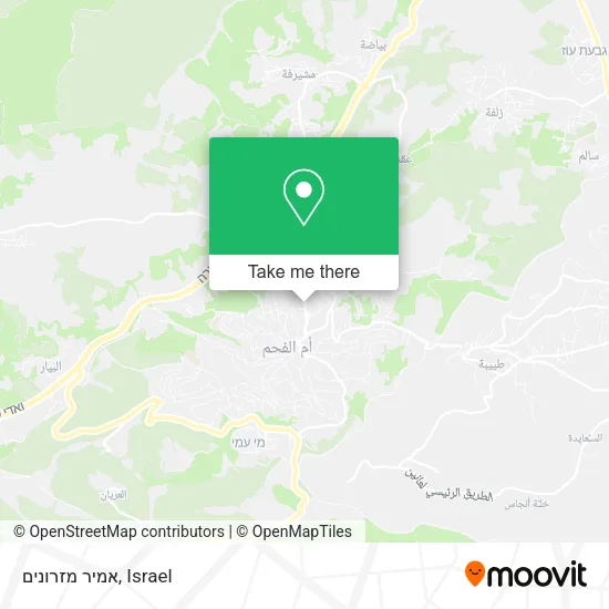 Карта אמיר מזרונים