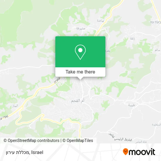 Карта מכללת עירון