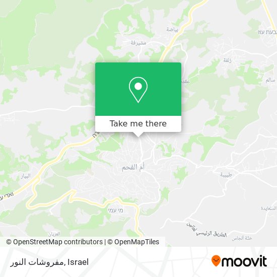 مفروشات النور map