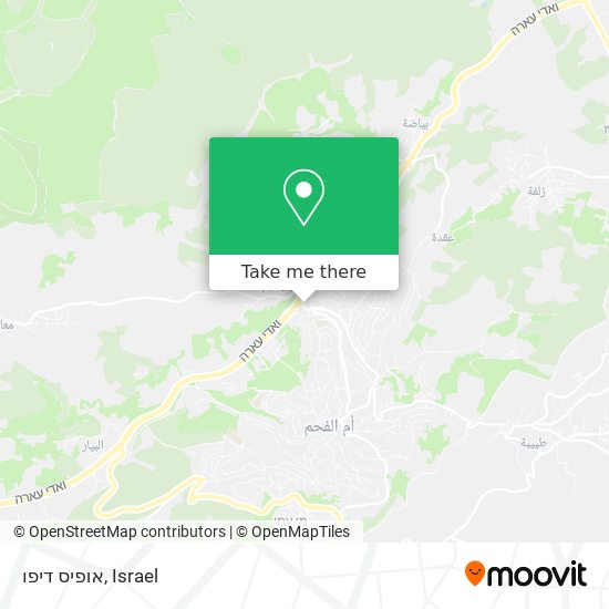 אופיס דיפו map