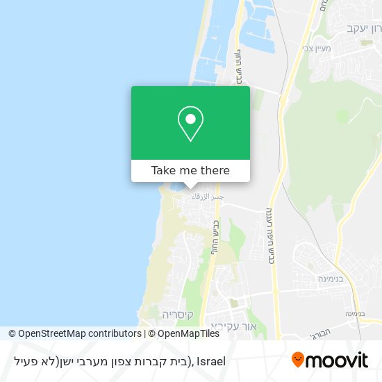 Карта בית קברות צפון מערבי ישן(לא פעיל)