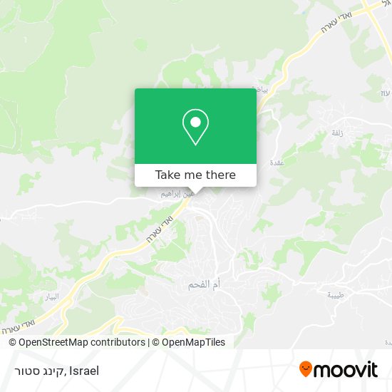 קינג סטור map