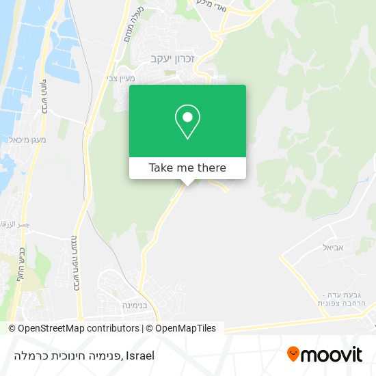 פנימיה חינוכית כרמלה map