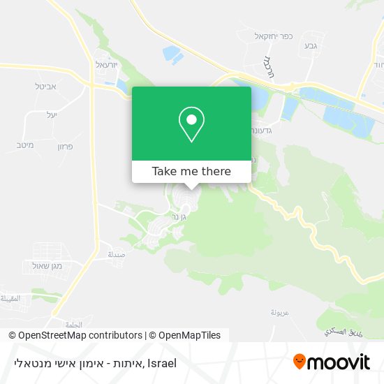 איתות - אימון אישי מנטאלי map