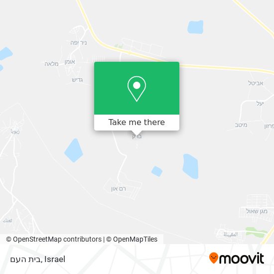 בית העם map