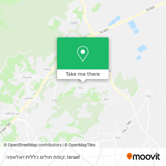 קופת חולים כללית-זאלאפה map
