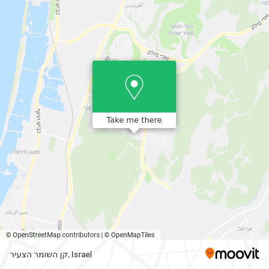 קן השומר הצעיר map