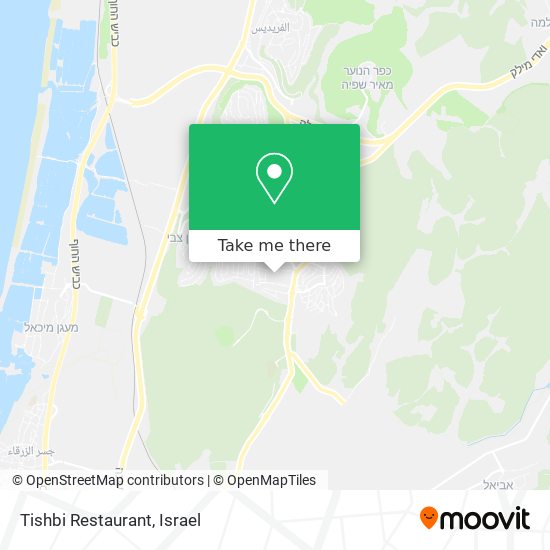 Tishbi Restaurant map