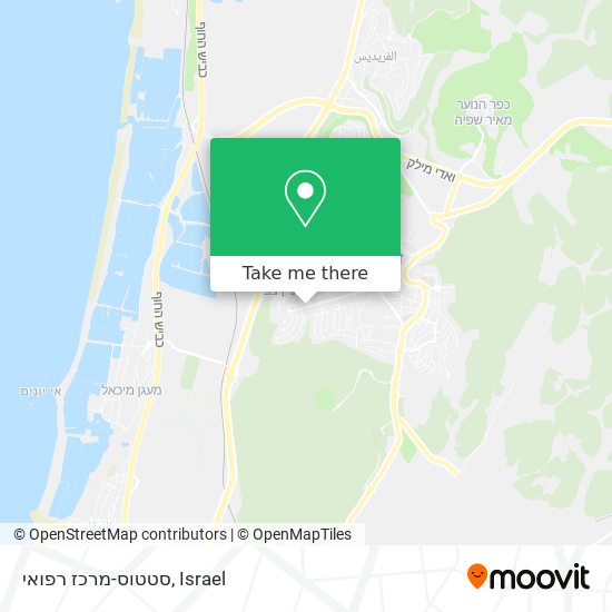 סטטוס-מרכז רפואי map