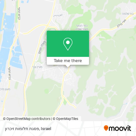 פסגת חלומות זיכרון map