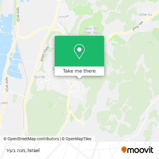 מגה בעיר map