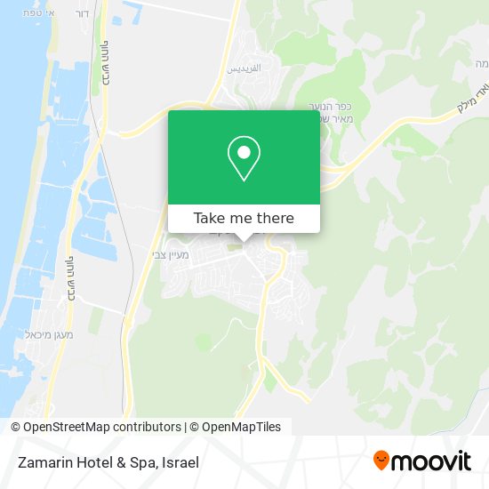 Карта Zamarin Hotel & Spa