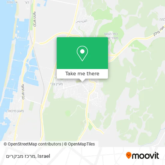 Карта מרכז מבקרים