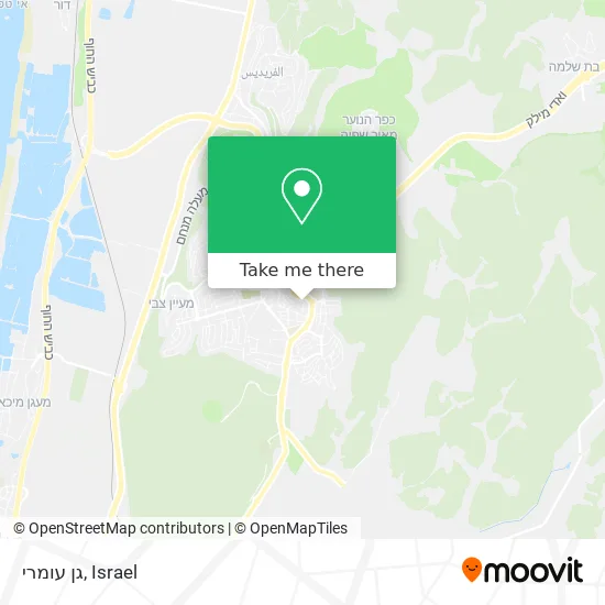 גן עומרי map