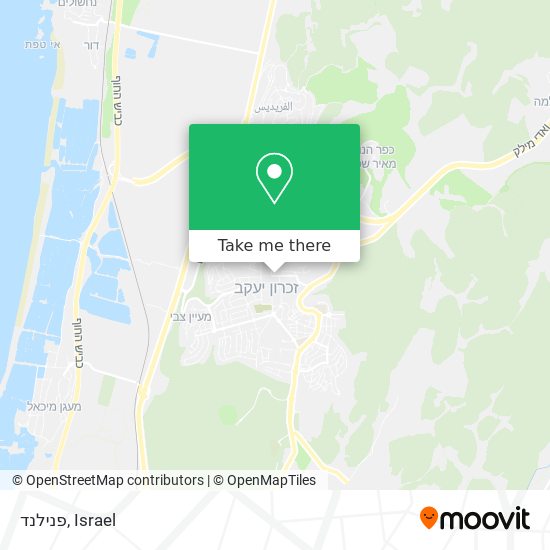 פנילנד map