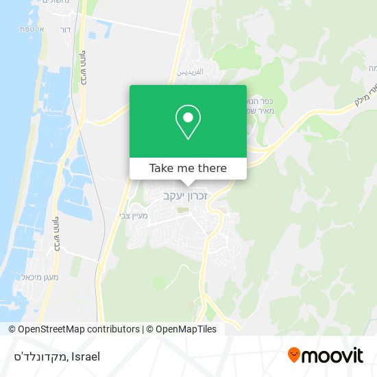 מקדונלד'ס map