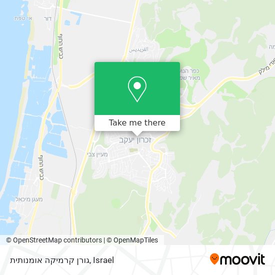 גורן קרמיקה אומנותית map