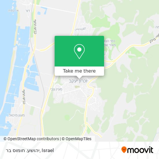 יהושע. חומוס בר map