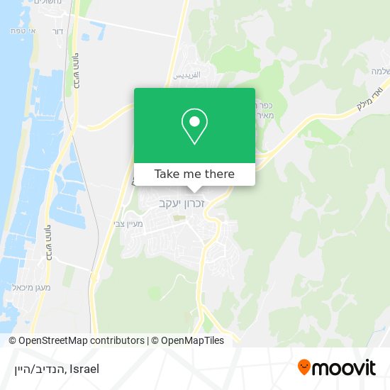 הנדיב/היין map