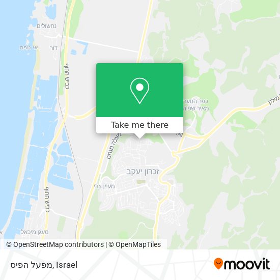 מפעל הפיס map