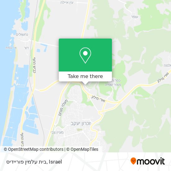 בית עלמין פוריידיס map