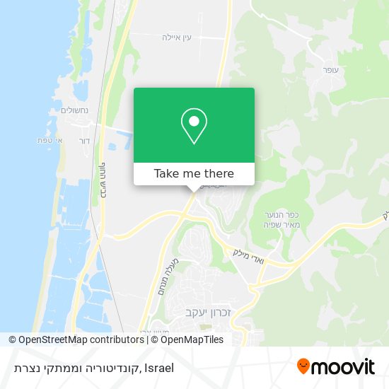 קונדיטוריה וממתקי נצרת map