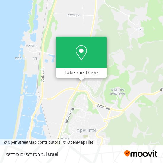 מרכז דגי ים פרדיס map