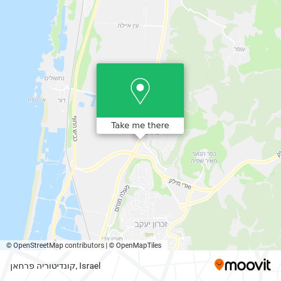 קונדיטוריה פרחאן map