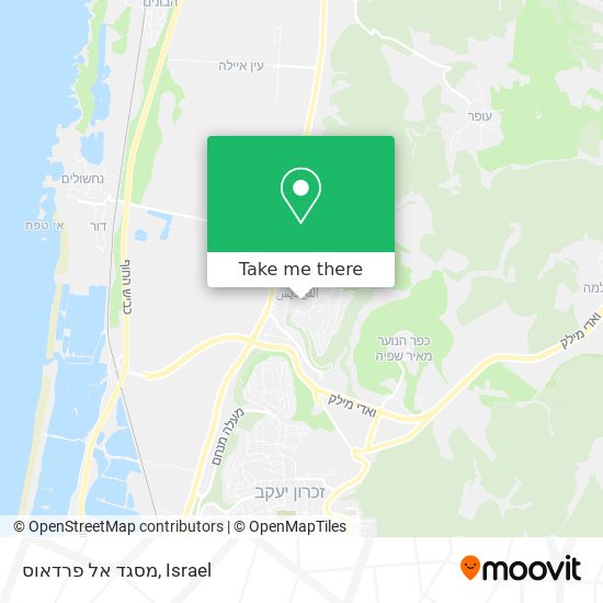 מסגד אל פרדאוס map