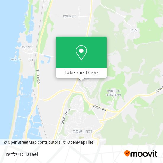 גני ילדים map