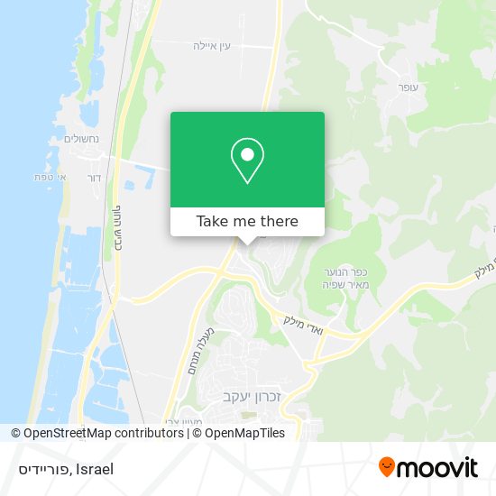 פוריידיס map