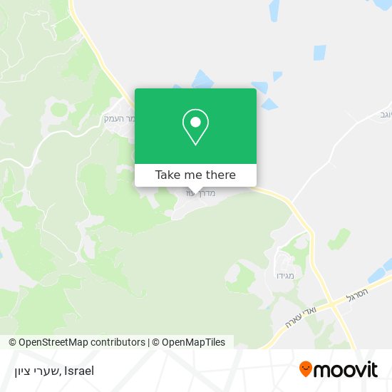 שערי ציון map