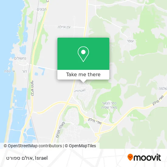 Карта אולם ספורט