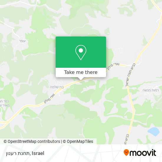 תחנת רענון map