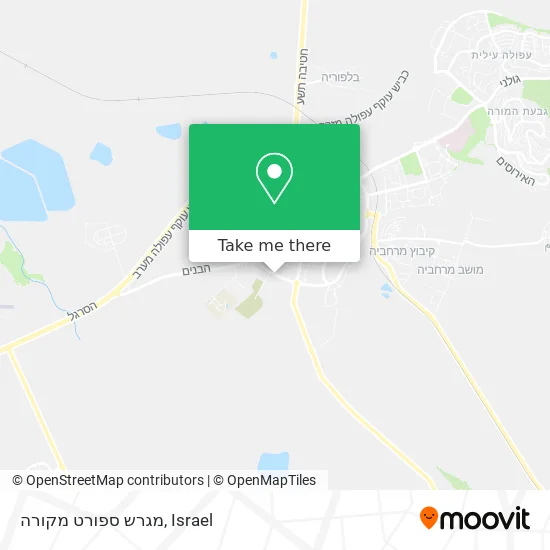 מגרש ספורט מקורה map