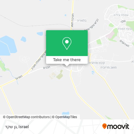 גן שקד map