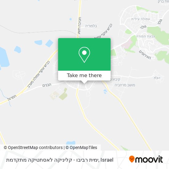 ימית רביבו - קליניקה לאסתטיקה מתקדמת map