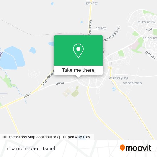 דפוס פרסום אחר map