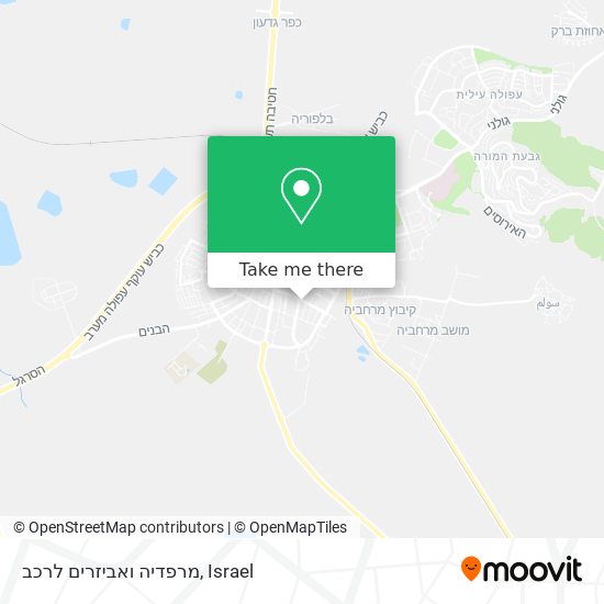 מרפדיה ואביזרים לרכב map