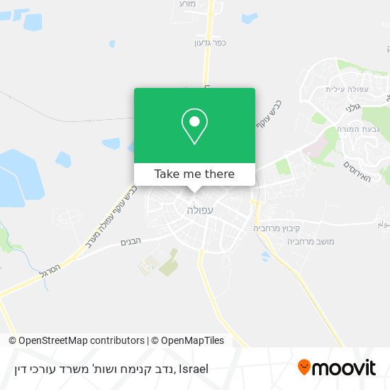 נדב קנימח ושות' משרד עורכי דין map