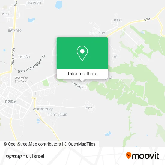 Карта יער קונטיקט