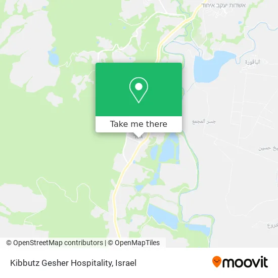 Карта Kibbutz Gesher Hospitality