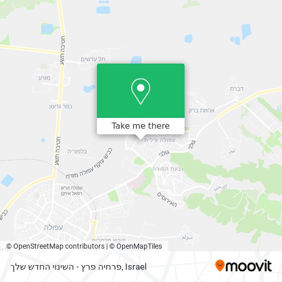 פרחיה פרץ - השינוי החדש שלך map