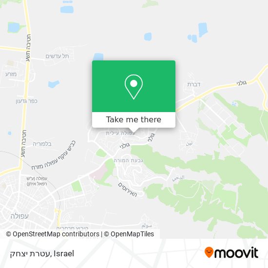 עטרת יצחק map