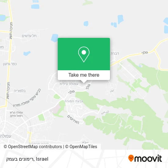 Карта רימונים בעמק