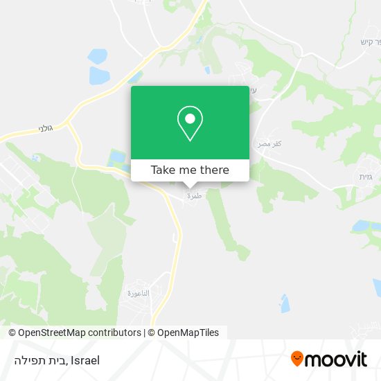 בית תפילה map