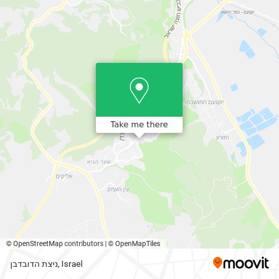 ניצת הדובדבן map