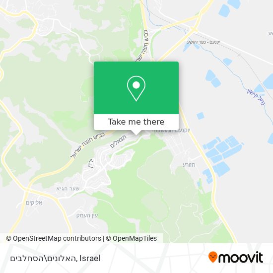 האלונים\הסחלבים map