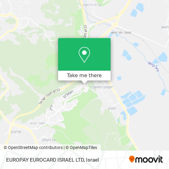 EUROPAY EUROCARD ISRAEL LTD map